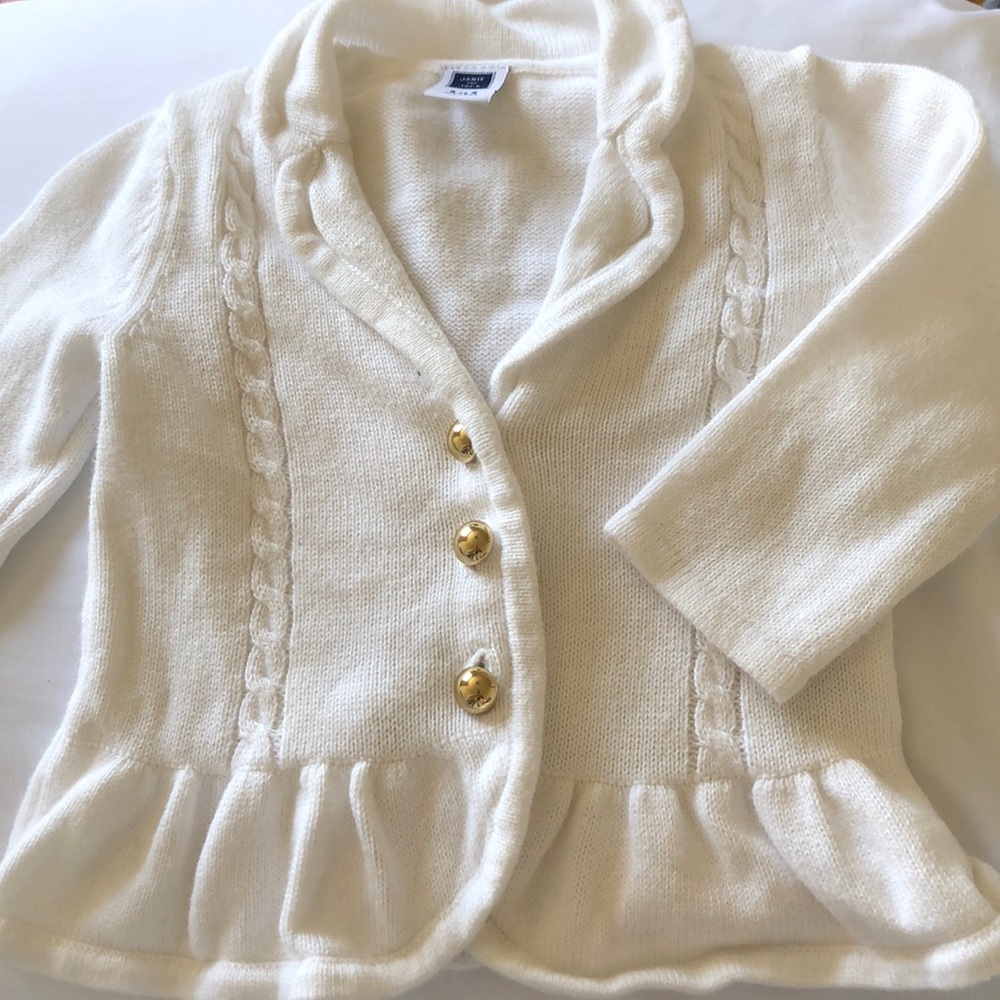 🌥PRECIOUS IVORY w/ GOLD BUTTONS SWEATER🌥